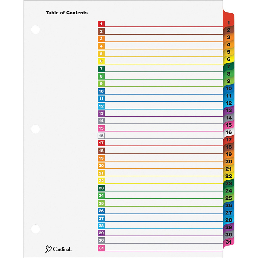 Cardinal OneStep Daily Index System (CRD60118)