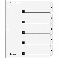 Cardinal OneStep Numbered Index System (CRD60513)