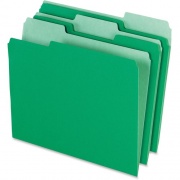 Pendaflex 1/3 Tab Cut Letter Recycled Top Tab File Folder (15213BGR)
