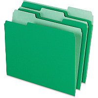 Pendaflex 1/3 Tab Cut Letter Recycled Top Tab File Folder (PFX15213BGR)