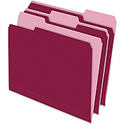 Pendaflex 1/3 Tab Cut Letter Recycled Top Tab File Folder (PFX15213BUR)