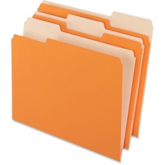 Pendaflex 1/3 Tab Cut Letter Recycled Top Tab File Folder (15213ORA)