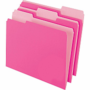 Pendaflex 1/3 Tab Cut Letter Recycled Top Tab File Folder (PFX15213PIN)