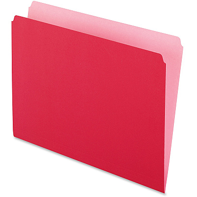 Pendaflex Letter Recycled Top Tab File Folder (PFX152RED)