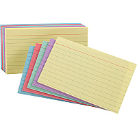 Oxford Ruled Color Index Cards (OXF34610)