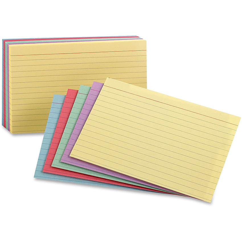Oxford Color Index Cards (OXF40280)