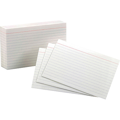 Oxford Ruled Index Cards (OXF41)