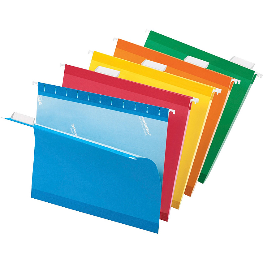 Pendaflex 1/5 Tab Cut Letter Recycled Hanging Folder (PFX415215ASST)