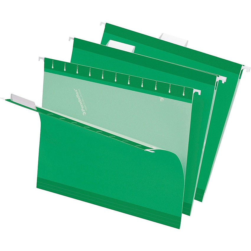 Pendaflex 1/5 Tab Cut Letter Recycled Hanging Folder (PFX415215BGR)