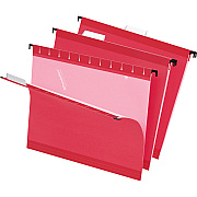 Pendaflex 1/5 Tab Cut Letter Recycled Hanging Folder (PFX415215RED)