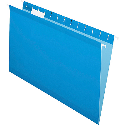 Pendaflex 1/5 Tab Cut Legal Recycled Hanging Folder (PFX415315BLU)