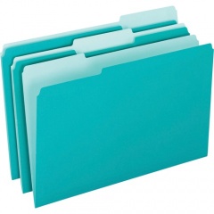 Pendaflex 1/3 Tab Cut Letter Recycled Top Tab File Folder (421013AQU)