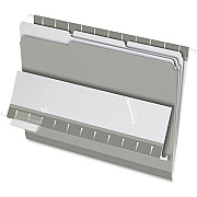Pendaflex 1/3 Tab Cut Letter Recycled Top Tab File Folder (PFX421013GRA)