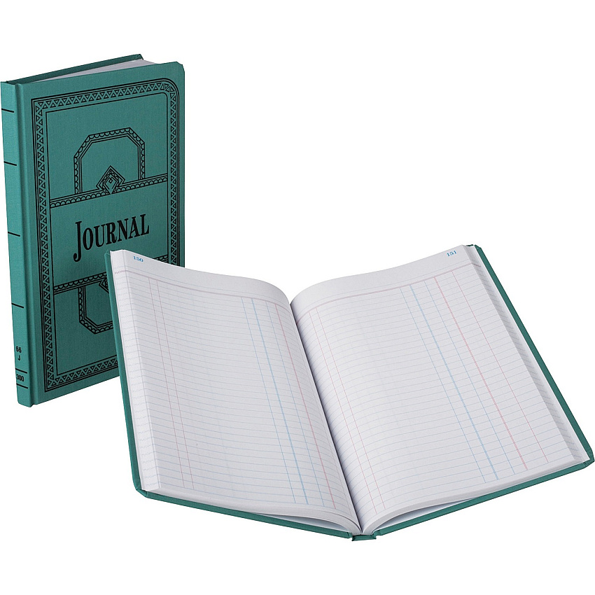 Boorum & Pease Boorum 66 Series Blue Canvas Journal Books (BOR66300J)