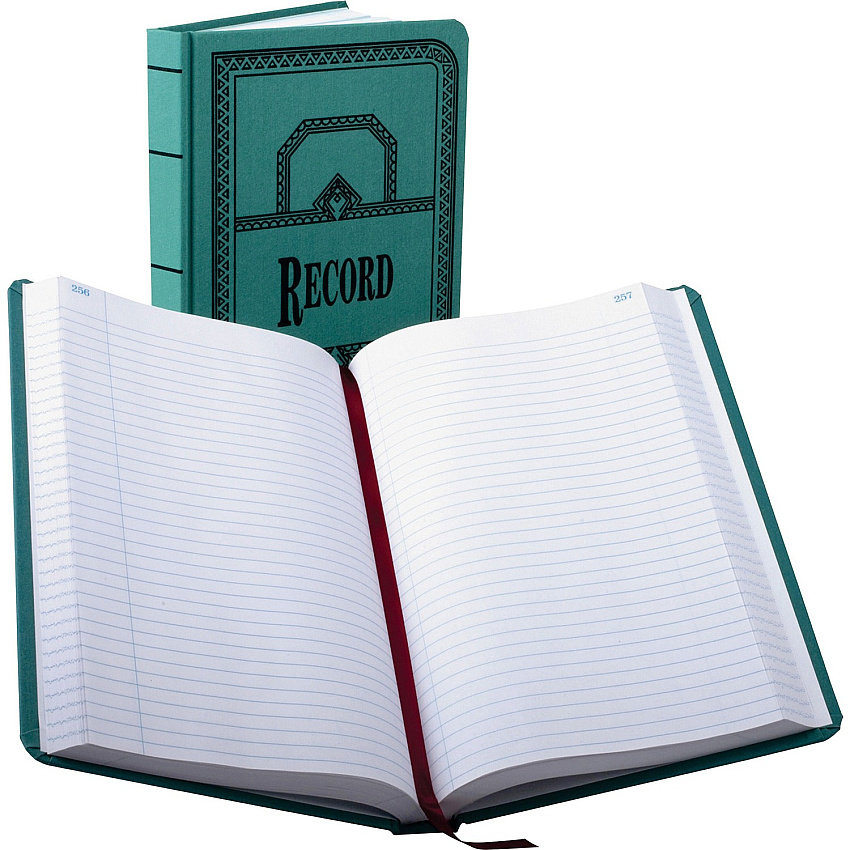 Boorum & Pease Boorum 66 Series Blue Canvas Record Books (BOR66500R)