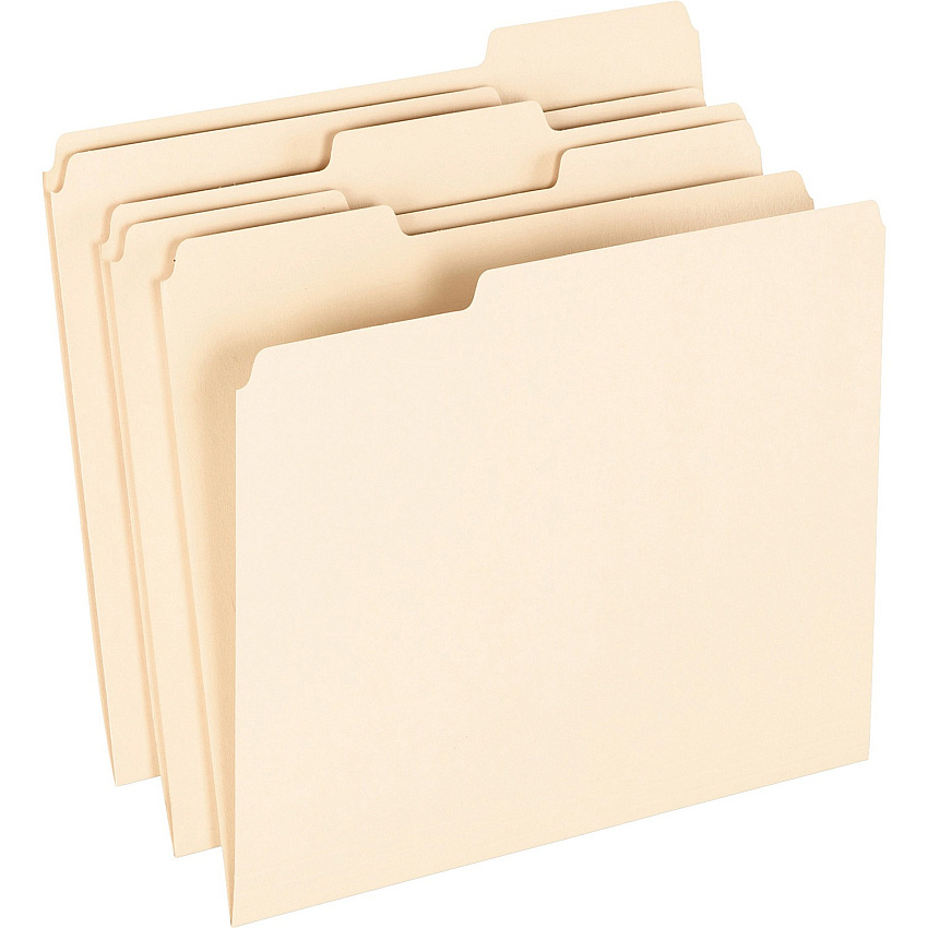 Pendaflex 1/3 Tab Cut Letter Recycled Top Tab File Folder (PFX74520)