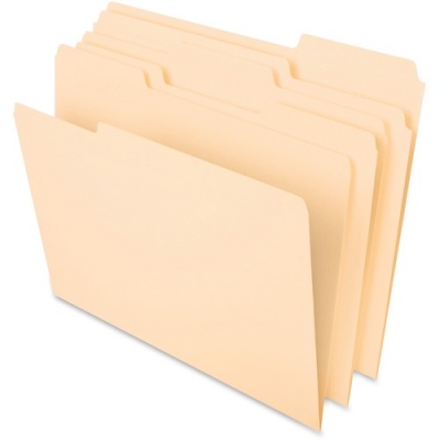 Pendaflex 1/3 Tab Cut Letter Recycled Top Tab File Folder (75213)