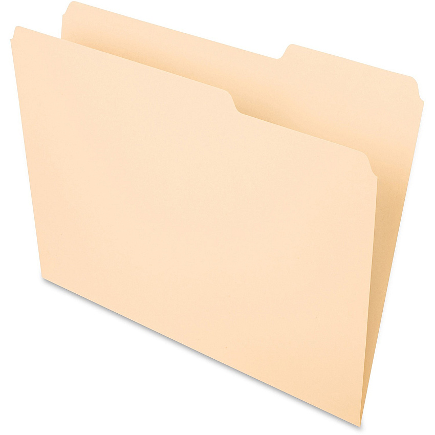 Pendaflex Essentials 1/3 Tab Cut Letter Recycled Top Tab File Folder (PFX752133)