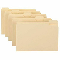 Pendaflex Essentials 1/5 Tab Cut Letter Recycled Top Tab File Folder (PFX75215)