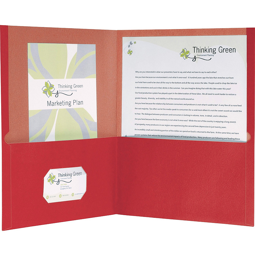 Oxford EarthWise Letter Recycled Pocket Folder (OXF78511)