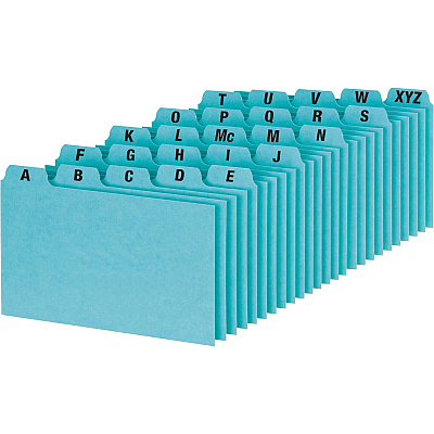 Oxford A-Z Tabs Index Card Guides (OXFP6925)