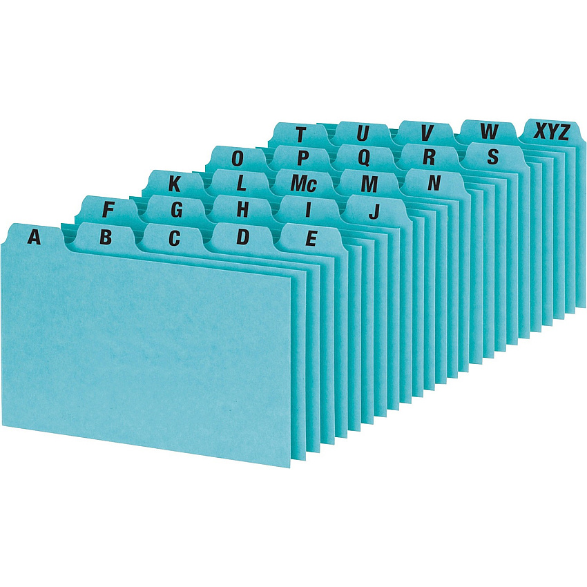 Oxford A-Z Tabs Index Card Guides (OXFP6925)