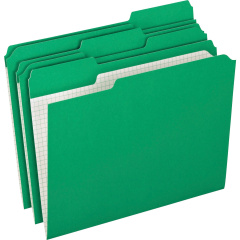 Pendaflex 1/3 Tab Cut Letter Recycled Top Tab File Folder (R15213BGR)