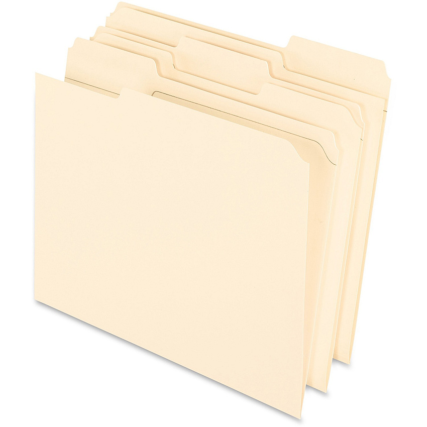 Pendaflex 1/3 Tab Cut Letter Recycled Top Tab File Folder (PFXR75213)