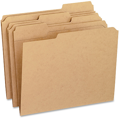 Pendaflex 1/3 Tab Cut Letter Recycled Top Tab File Folder (PFXRK15213)