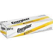 Energizer Industrial 9V Batteries, 9 Volt Energizer Industrial Alkaline Batteries, 1 Pack (EVEEN22)