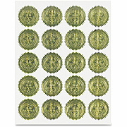 Geographics Gold Embossed Seals (GEO20014)