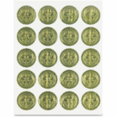 Geographics Gold Embossed Seals (20014)
