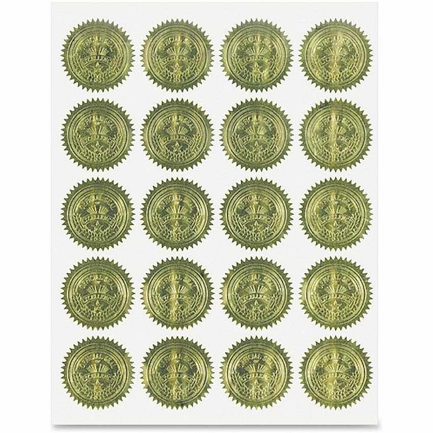 Geographics Gold Embossed Seals (GEO20014)
