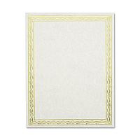 Geographics Premium Gold Foil Border Certificates (GEO44407)