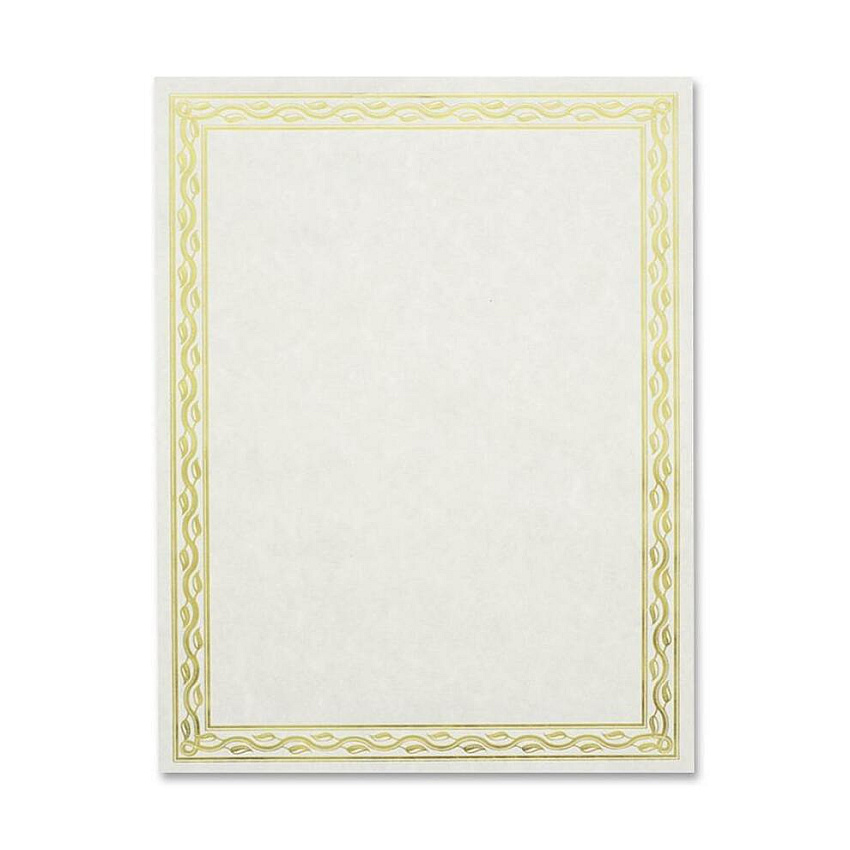Geographics Premium Gold Foil Border Certificates (GEO44407)