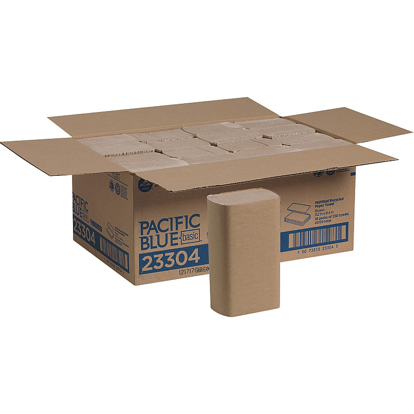 Pacific Blue Basic Recycled Multifold Paper Towel (GPC23304)
