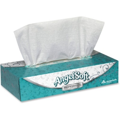Angel Soft Professional Series Professional Series Premium Facial Tissue - Flat Box (48580BX)
