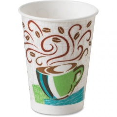Dixie PerfecTouch Insulated Paper Hot Coffee Cups by GP Pro (5356CD)