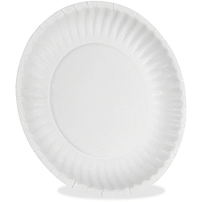 Dixie 6" Uncoated Paper Plates by GP Pro (DXE702622WNP6)