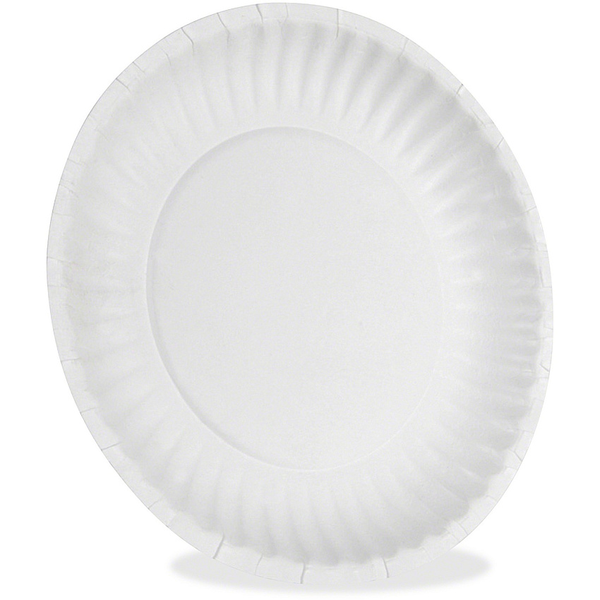Dixie 6" Uncoated Paper Plates by GP Pro (DXE702622WNP6)