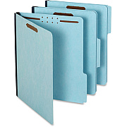 Pendaflex 1/3 Tab Cut Letter Recycled Classification Folder (PFX615F213BLU)