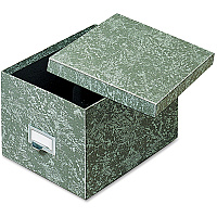 Globe-Weis Agate Heavy-duty Card File Lid Box (GLW96GRE)