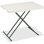 Iceberg IndestrucTable TOO 1200 Series Adjustable Personal Folding Table (ICE65490)