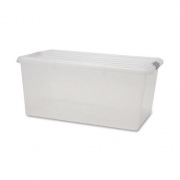 IRIS Clear Storage Boxes with Lids (100101)