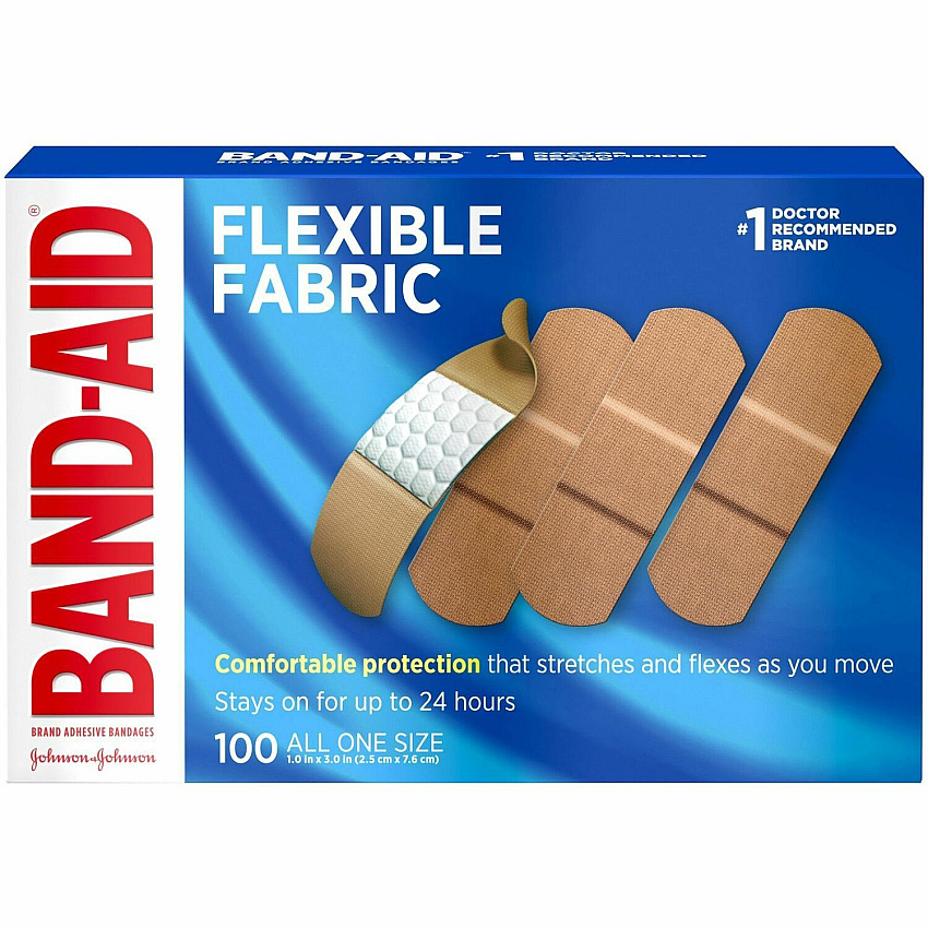BAND-AID Flexible Fabric Adhesive Bandages (JOJ4444)