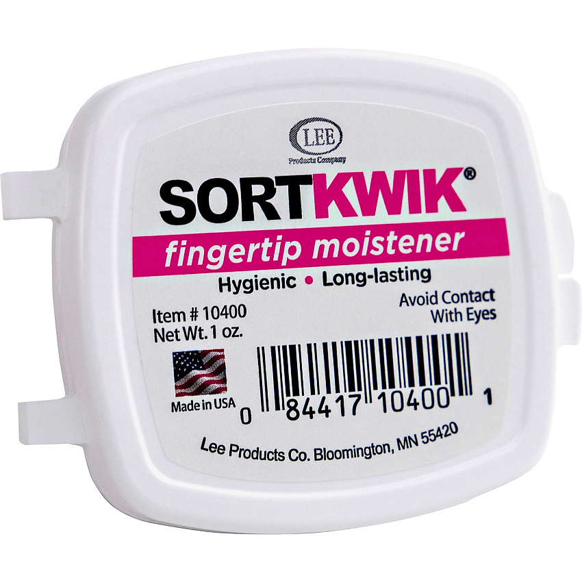 LEE Sortkwik Fingertip Moistener with Nonskid Base (LEE10400)