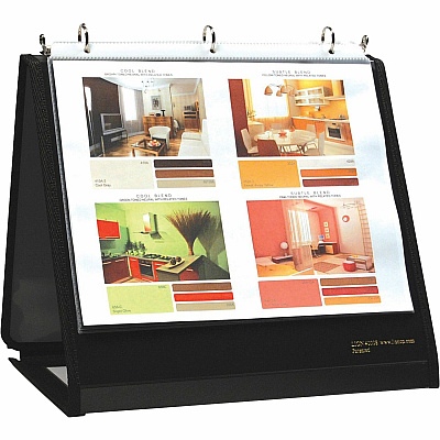 Lion Insta-Cover Round Ring Easel Binder (LIO40008BK)