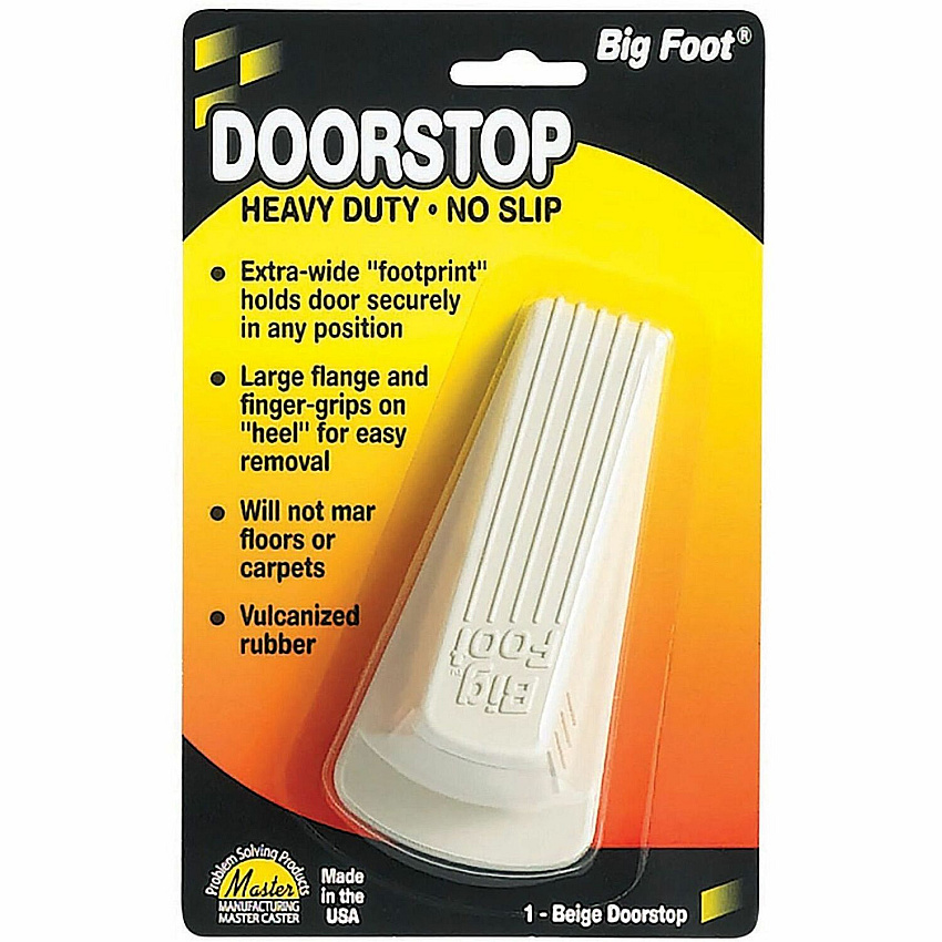 Big Foot Doorstop, Beige (MAS00900)