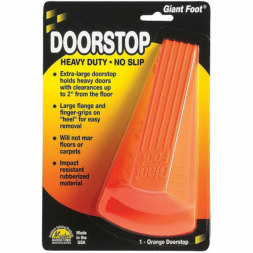 Giant Foot Doorstop, Orange (MAS00965)