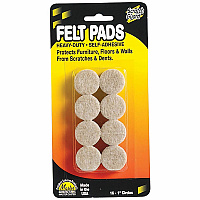 Scratch Guard Self-Adhesive Felt Circles (MAS88496)